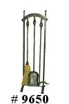 click here for wrought iron fireplace tools 9650